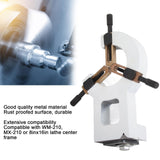 Steady Rest, Woodturning Steady Rest Mini Lathe Machine Fixed Metal Stabilizer for WM210 8inx16in Center Frame, Mechanicalcomponents Fafeicy