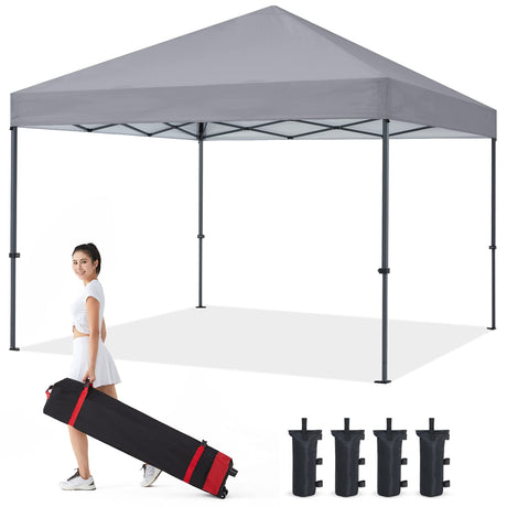 COOSHADE Easy Pop Up Tent 8x8Ft(Grey) COOSHADE
