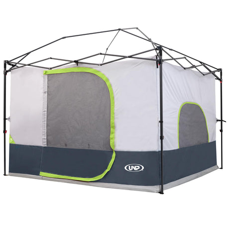 UNP Camping Canopy Tent - Inner Tent for 10' x 10' Pop Up Canopy, Simple Installation, Fully Vented Roof, Enclosed Canopy Space, Dark Blue (Frame NOT Included) unp