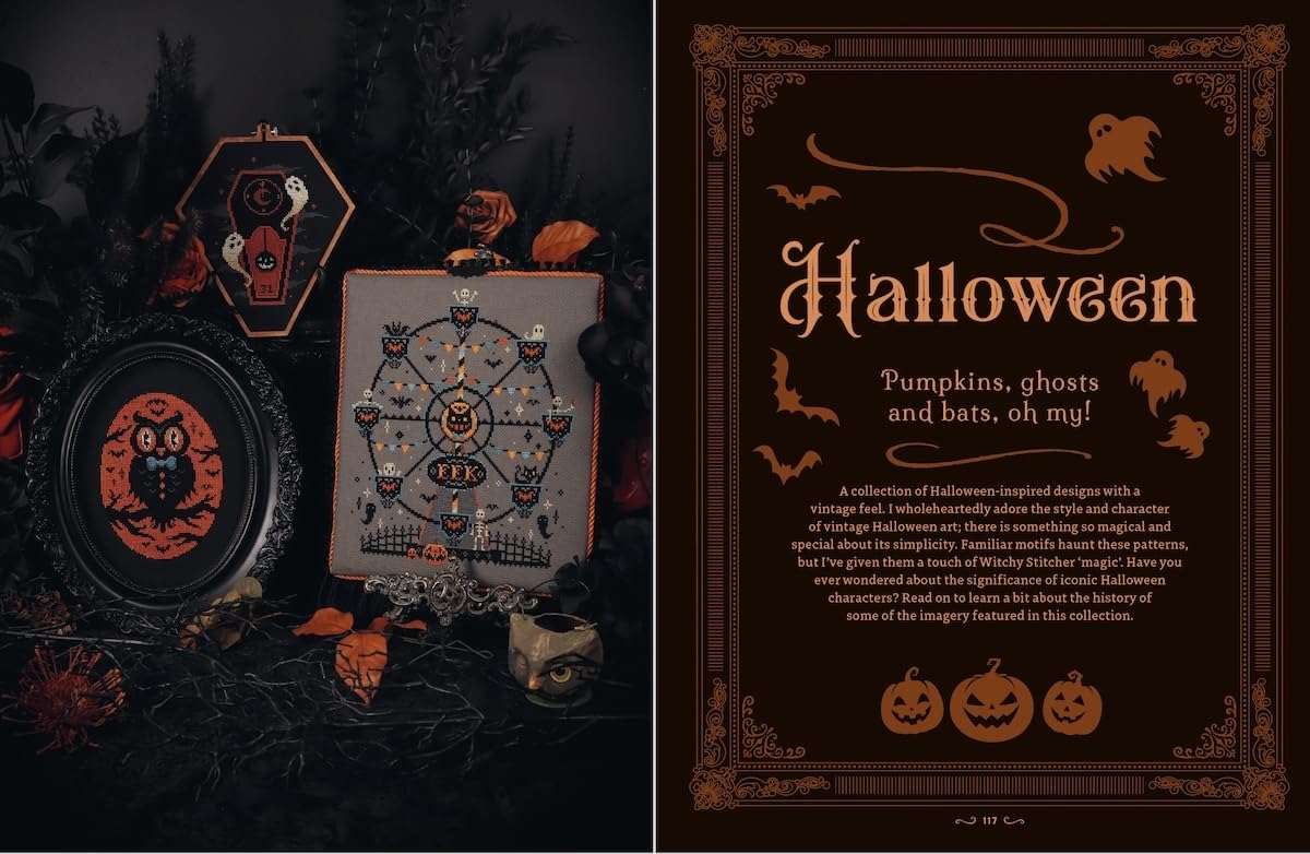 Witchy Stitching: 25 Patterns to Haunt Your Home WoodArtSupply