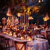 2-Pack Classic Tall Taper Candle Mold,Clear Plastic Pillar Candlestick Mold for Church Christmas Candlelight Dinner Valentine's Day (10.24inch) Ruiao