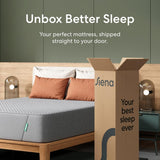 Siena 12" Queen Memory Foam Mattress - Medium Firm - 180 Night Trial - Premium Pressure-Relieving Layers - 10 Year Warranty - Mattress in a Box - CertiPUR-US Certified Siena