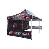 Custom Canopy Pop Up Tent 10x20 with Logo, Personalized Pop Up Canopy Tent for Tradeshow,Customized Canopy Advertising Outdoor Tent (top Canopy +one Full Wall+ Two Small Side Walls+ 23kgs Frame) NaBai