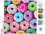 Buffalo Games - Delightful Donuts - 300 Large Piece Jigsaw Puzzle Multicolor, 18"L X 18"W Buffalo Games