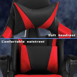Gaming Chair for Adults Office Gaming Chair with Massage - Heavy Duty Ergonomic Racing Chair with Lumbar Support and Adjustable Arms RROCOSIA
