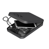 Younion Pistol Safe, Portable Travel Gun Safe,Handgun Lock Box, Gun Safes for Cars, Black Younion