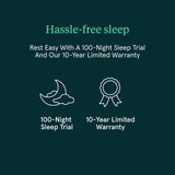 Kin By Tuft & Needle Medium Firm 10" King Adaptive Foam Mattress in a Box, Cooling Pressure Relief, Balanced Support, 100 Night Trial, Fiberglass-Free, CertiPUR-US, 10-Year Limited Warranty Tuft & Needle