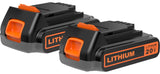 S SKSTYLE Replacement for Black and Decke 20v Lithium Battery,2 Pack (LBXR20),Compatible with All Black and Decker 20V MAX Power Tools S SKSTYLE