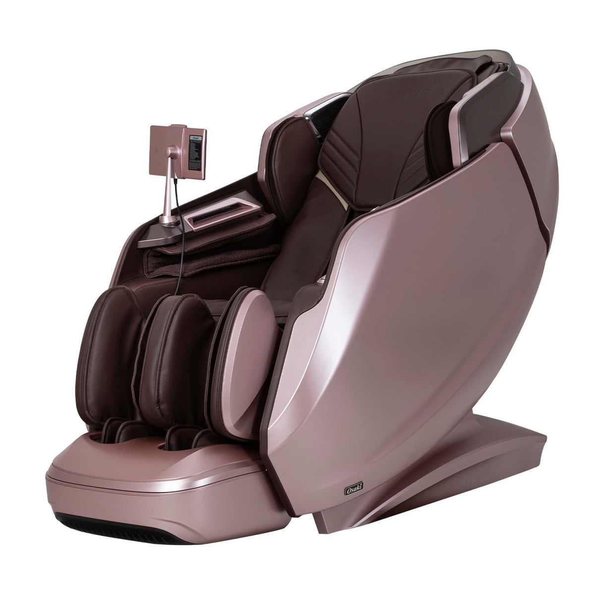 Osaki OS-3D/4D Avalon SL-Track 2 Stage Zero Gravity Full Body Roller Airbag Massage Back and Calf Infrared Heat with Foot Roller Massage (Beige) Osaki