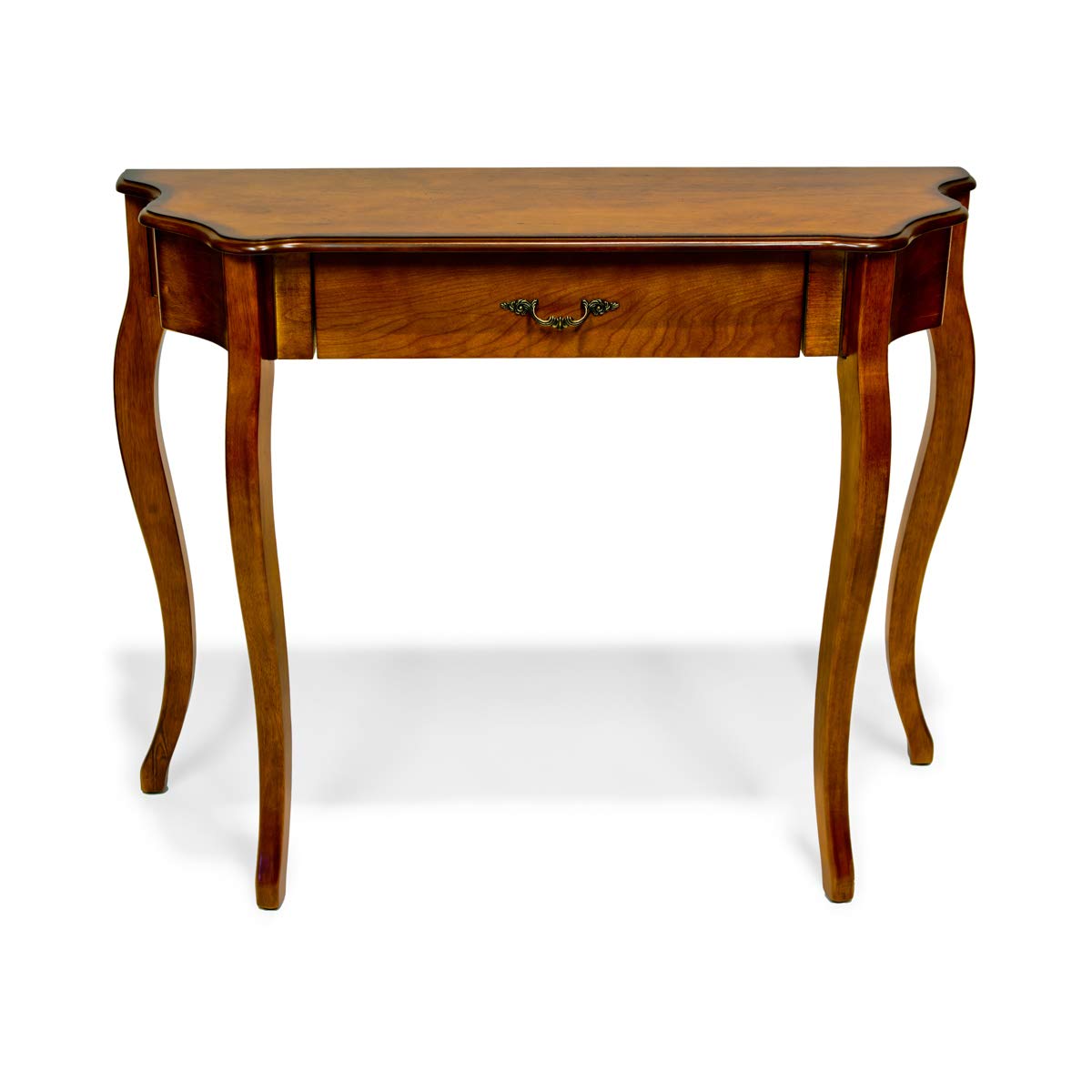 All Things Cedar Classic Accents HR116 Curved Console Table, Cherry All Things Cedar