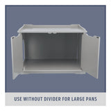 TRIXIE XL Furniture Litter Box Enclosure (Espresso Brown), Hidden Litter Box for Cats with Openings on Either Ends & Large Ventilations Slots, Double Doors for Easy Cleaning, Removable Divider TRIXIE