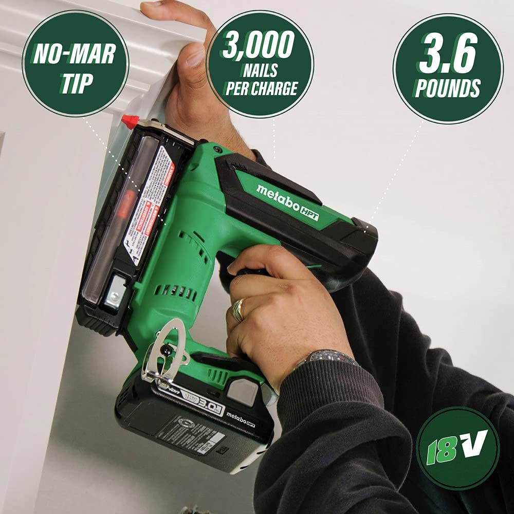 Metabo HPT NP18DSALQ4M 18V Lithium-Ion 23 Gauge 1-3/8 in. Cordless Pin Nailer (Tool Only) Metabo HPT