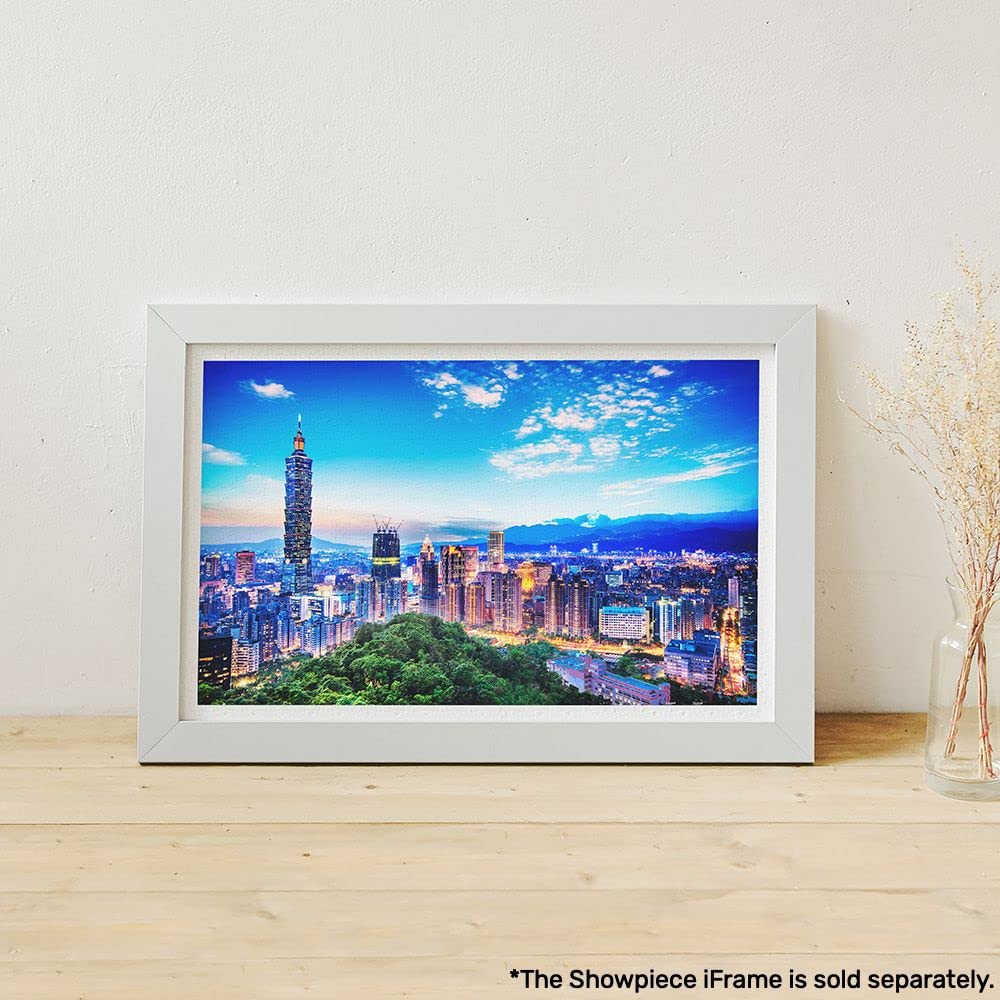 Pintoo Jigsaw Puzzles 1000 Piece for Adults - The Beautiful Sunset of Taipei Beautiful Plastic Puzzle for Home Decor Zero Dust Easy Storage [H1916] Pintoo