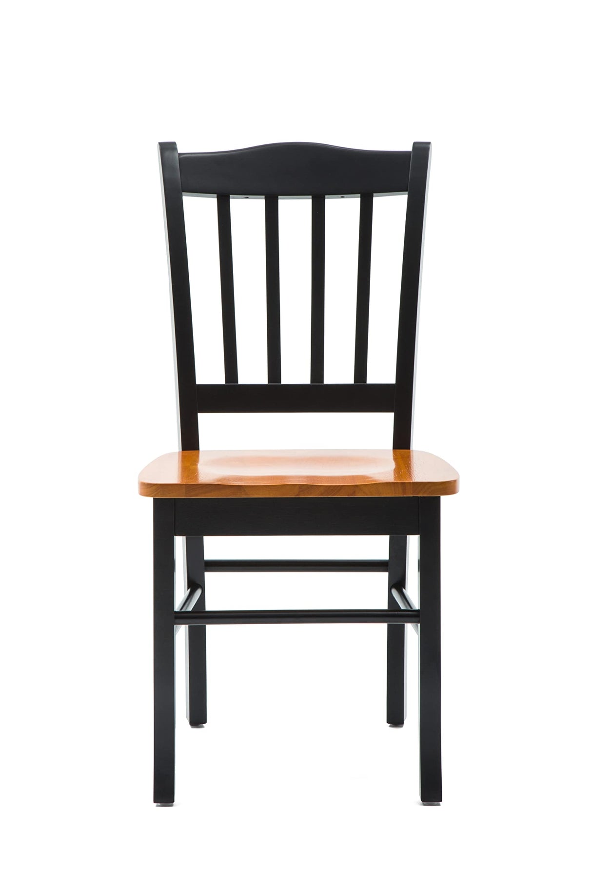 Boraam Shaker Chair, Black/Oak, Set of 2 Boraam