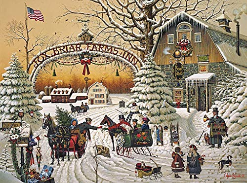 Buffalo Games - Charles Wysocki - A Christmas Greeting - 1000 Piece Jigsaw Puzzle