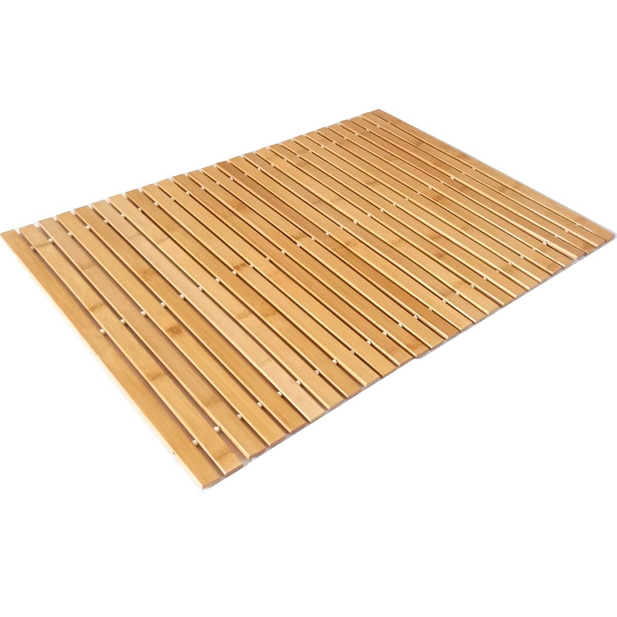 HJJKKH Bath Mat Rayon Derived from Bamboo 15.7X 23.6 inches, Foldable Floor Shower Bath Mat for Bathroom, Bathtub, Shower, Sauna, Hot Tub - WoodArtSupply