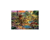Educa - Land of Dinosaurs - 1000 Piece Jigsaw Puzzle - Puzzle Glue Included - Completed Image Measures 26.8" x 18.9" - Ages 14+ (17655) Educa