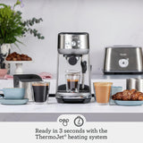 Breville the Bambino Espresso Machine with Auto Milk Frother, Espresso Maker with Seconds Heat Up, Cappuccino & Latte Machine for Home, BES450BSS, Brushed Stainless Steel Breville