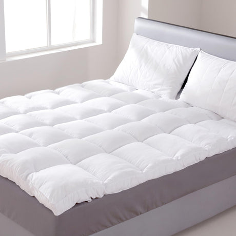 Extra Thick Mattress Topper Full for Firm Mattress, Plush & Soft Pillow Top Bed Topper for Cloud-Like Sleep & Back Pain Relief, Overfilled 1400GSM Thick Mattress Pad Cover, Fit to 6”-22”Mattress D & G THE DUCK AND GOOSE CO