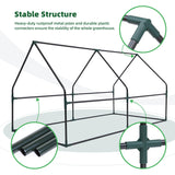Ohuhu Portable Mini Greenhouse, 71"x36"x36" Greenhouses for Outdoors with Dual Large Zipper Doors & Ground Stakes, Waterproof & UV Protected Plastic Green House for Outside Garden Patio Backyard Ohuhu