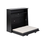 New Age Pet ECOFLEX X-Large Murphy Style Dog Bed with Memory Foam Cushion, Removable Cover, and Compact Fold-Away Design, Easy Assembly, Durable Wood Plastic Composite, Espresso Black New Age Pet