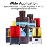 NOVA3D 3D Printer Resin White Water Washable,405nm Rapid Curing Standard Photopolymer Resin Designed for Monochrome LCD 3D Printing,High Precision Non-Brittle, Easy to Print,Easy to Clean,1000g Resin NOVA3D