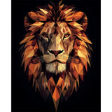 Natuyalo Lion Totem DIY Paint by Numbers for Adults, Animals Abstract DIY Adult Paint by Number Kits Acrylic Canvas Painting for Adults Beginners Art Crafts, No Frame (16" x 20") Natuyalo