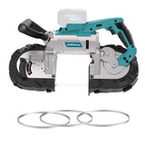 ONEMANA 5 inch Cordless Band Saw，20V MAX Cutting Capacity Brushless Metal Band Saw,Not Hot Sparks, Portable Band Saw for Deep Cut with 6 Speeds Adjustable（Tool Only） ONEMANA