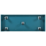 Quarte Farmhouse Large Kitchen Island with 2 Drop Leaf and Power Outlet,Rolling Kitchen Cart on 5 Wheels, Folding Storage Dining Table for Home, Dining Room (Green/Double) Quarte