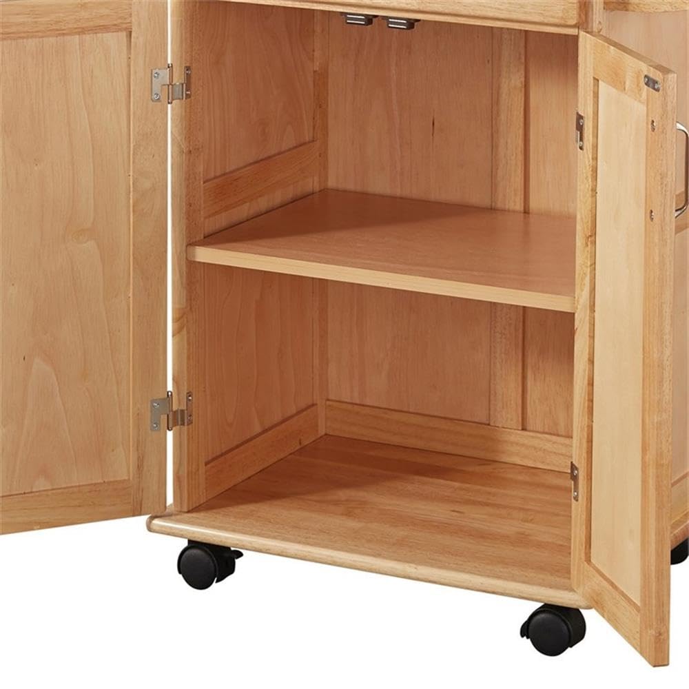 Homestyles General Line Mobile Kitchen Cart, FURNITURE, Natural homestyles