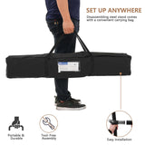 EVLIQUIL Double Hammock with Stand Included 450lb Capacity Space Saving Steel Stand,Premium Carry Bag Included,Suit for Outside,Indoor,Yard,Camping(Coffee). EVLIQUIL