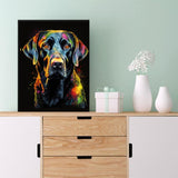 EIBEILI Diamond Painting Kits for Adults DIY 5D Diamond Art Paint with Round Diamonds Full Drill Gem Dog Art Painting Kit for Home Wall Decor Gifts 12x16inch EIBEILI