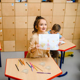 VICASKY Mini Wood Painting Craft Keychain Unfinished Wooden Animal Keychains Party Favor Piece Set DIY Crafts for Kids Unicorn to Paint, 12pcs Head Slice Cutouts with Hole Blank Toy VICASKY