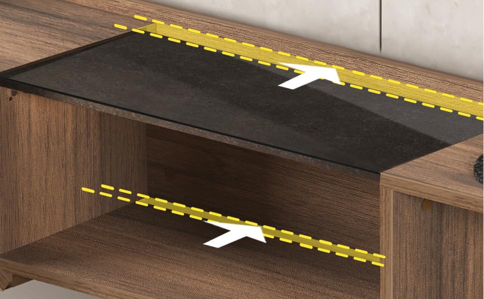 Atelier Mobili Floating TV Stand 65 Inch TV, Wall Mounted Media Console, Mid Century Modern Media Console, Walnut TV Stand for Living Room, Floating Entertainment Center (Walnut, 69 Inches) ATELIER MOBILI THE LEADER OF THE INTERCHANGEABLE FURNITURE