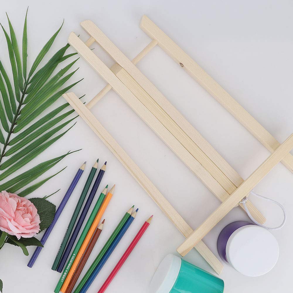Jekkis 3 Packs 16 Inch Easel Stand, Table Top Easel for Painting, Wooden Tabletop Display Easels, Art Craft Painting Easel Stand for Kids Artist Adults Students Classroom Jekkis