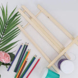 Jekkis 3 Packs 16 Inch Easel Stand, Table Top Easel for Painting, Wooden Tabletop Display Easels, Art Craft Painting Easel Stand for Kids Artist Adults Students Classroom Jekkis