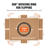 VEVOR 1000 Piece Puzzle Board with 6 Drawers and Cover, 29"x21.6" Rotating Wooden Jigsaw Puzzle Plateau, Portable Puzzle Accessories for Adults, Puzzle Organizer & Puzzle Storage System, Gift for Mom VEVOR