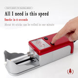 ZIJINGM Fully Automatic Electric Cigarette Rolling Machine, 5.5/6.5/8.0MM Universal Type, 5 Levels of Tightness Adjustment, Anti-Splash Design ZIJINGM