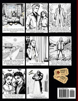 Scary Screams Coloring Book, Presenting *66 Coloring Scenes From Movies, Television, and Literary Haunts Through Time: Starring Scene Quotes on Every Page to Vibe Your Colors WoodArtSupply