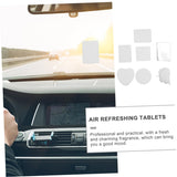 GLEAVI Air Freshener Sublimation 1 Set Air Freshener Car Freshener Sublimation Air Freshners Sublimation Blanks Coverlet Cars Cars White Felt Inside The Car Product GLEAVI