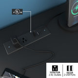 9 Drawer Dresser with Power Outlet,63'' Wide Floating Modern Dresser Chest of Drawers with LED Light,Wooden Dressers TV Stand,Double Wide Dressers Organizer for Bedroom,Living Room,Entryway (Black) Gyfimoie