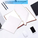 Performore 11 X 8.5 Inch Letter Size Minute Book Paper, 3 Hole Punched White Loose Leaf Minute Book Ledger Sheets, 200 Ledger Sheets for Record Keeping Performore