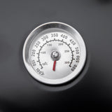 Outsunny Vertical Charcoal BBQ Smoker, 3-in-1 16" Round Charcoal Barbecue Grill with 2 Cooking Area, and Thermometer for Outdoor Camping Picnic Backyard Cooking, Black Outsunny