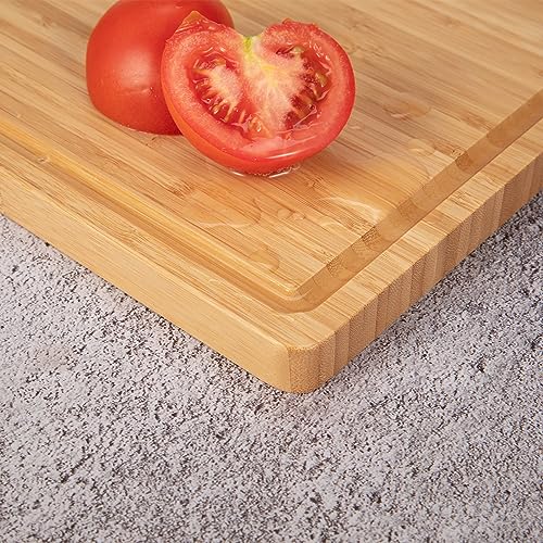 GaoMon 30" Extra Large Bamboo Cutting Board, XXXL Wood Cutting Board for Stove Top, Noodle Board, Over the Sink Cutting Board, Turkey Carving Board, Chopping Board for Meat Vegetables Cheese - WoodArtSupply