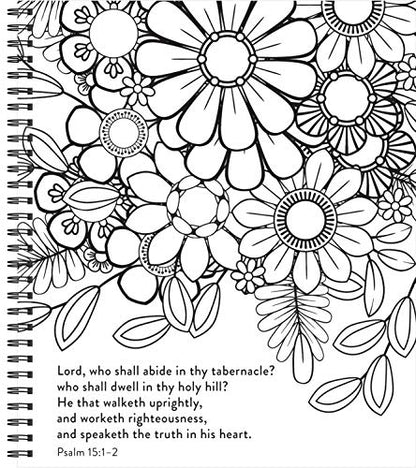 Color & Frame - Bible Coloring: Psalms (Adult Coloring Book)