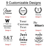 ANQIYI Personalized Pen Holder Wooden Pen Pencil Pot for Desk Tidy Stationary Organiser for School Home Office, Engraved Name, Walnut Wood ANQIYI