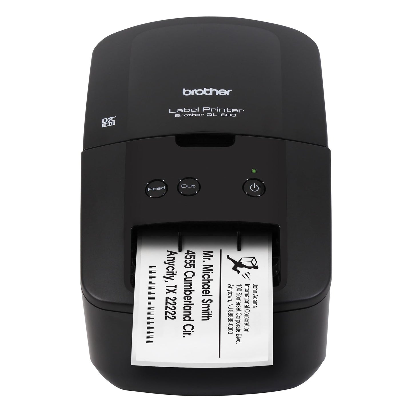 Brother Economic Desktop Monochrome Label Printer QL-600, QL600, 2.4" Label Width