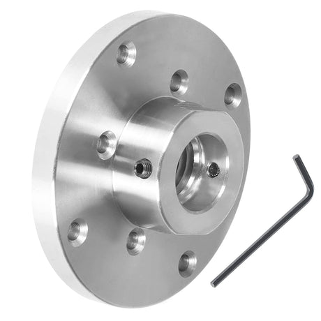 BestParts 4 Inch 1-1/4 Inch x 8TPI Threaded Steel FacePlate with Locking Set Screw,Fit for Wood Lathe Turning Reversing Lather BestParts