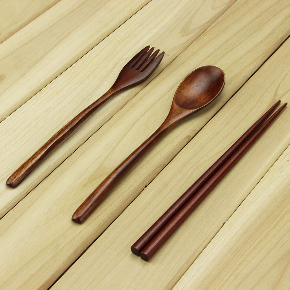 AOOSY Spoons, Wooden Spoons for Eating, 6 Pieces Japanese Natural Plant Ellipse Wooden Ladle Spoon Set for Cooking Mixing Stirring Honey Tea Soda Dessert Coconut Bowl Nonstick Pots Kitchen AOOSY
