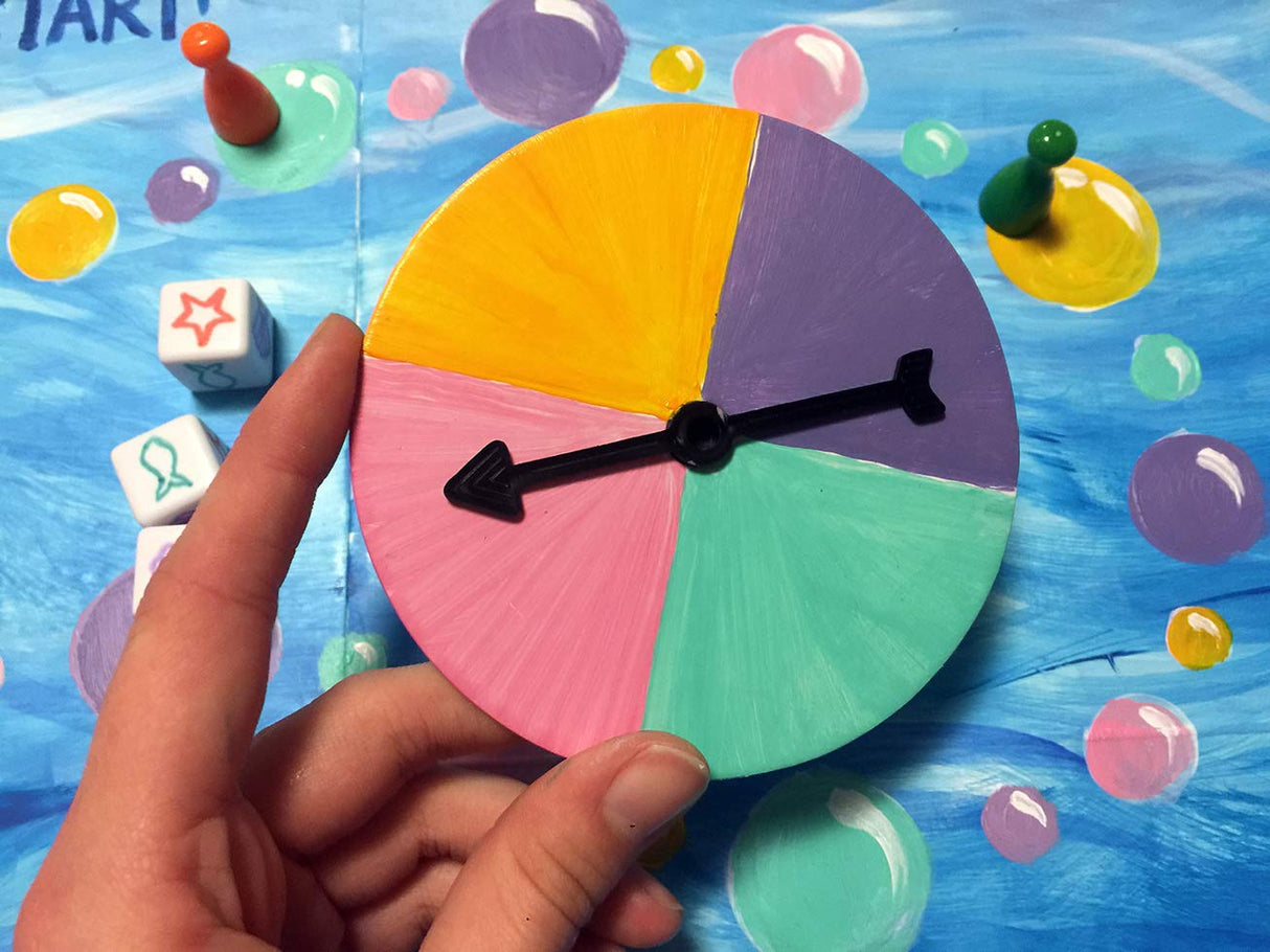 Create Your Own Board Game Set – DIY Kit with Blank Game Board, Game Pieces, Blank Cards, Dice, Spinner – Build Your Own Game for Family Board Games Apostrophe Games